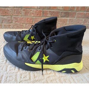 Converse G4 High Lemon Venom Shoes Mens Size 18 Basketball Black Yellow
